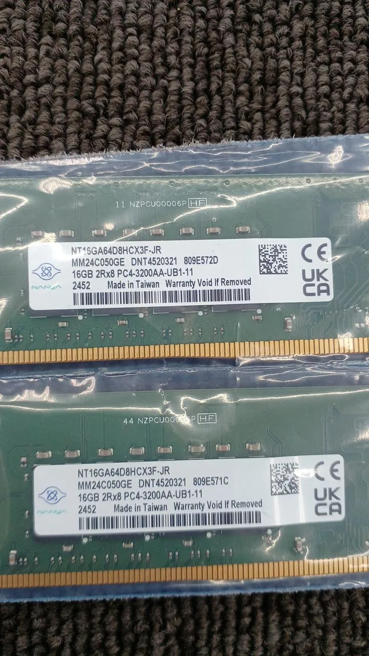 NANYA DDR4 Desktop Memory NT16GA64D8HCX3F-JR