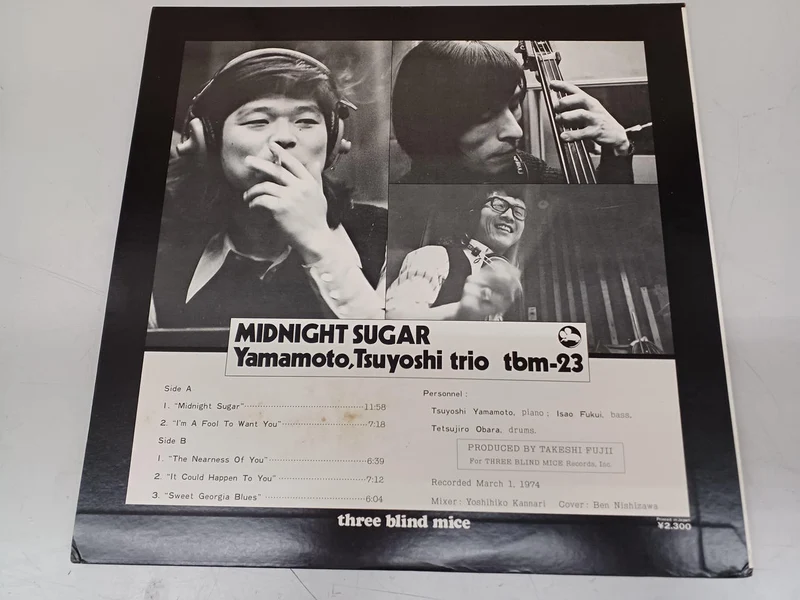 Trois souris aveugles Wa Jazz Record Tsuyoshi Yamamoto Trio / Midnight Sugar
