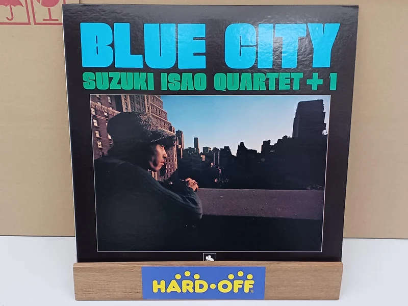 THREE BLIND MICE Disque de jazz japonais Isao Suzuki QUARTET+1/BLUE CITY