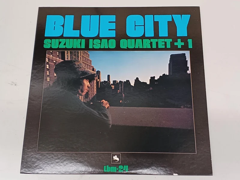 THREE BLIND MICE Disque de jazz japonais Isao Suzuki QUARTET+1/BLUE CITY