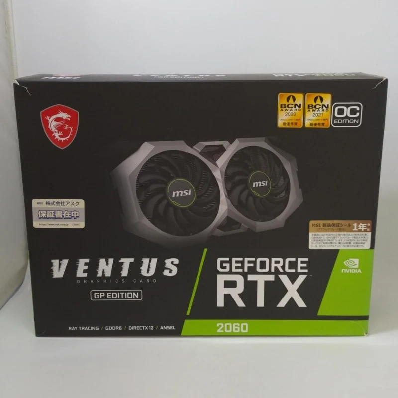 Carte graphique MSI : RTX 2060 VENTUS GP OC