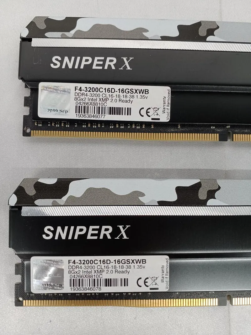G.SKILL Memory 8GB x2 3200C16D