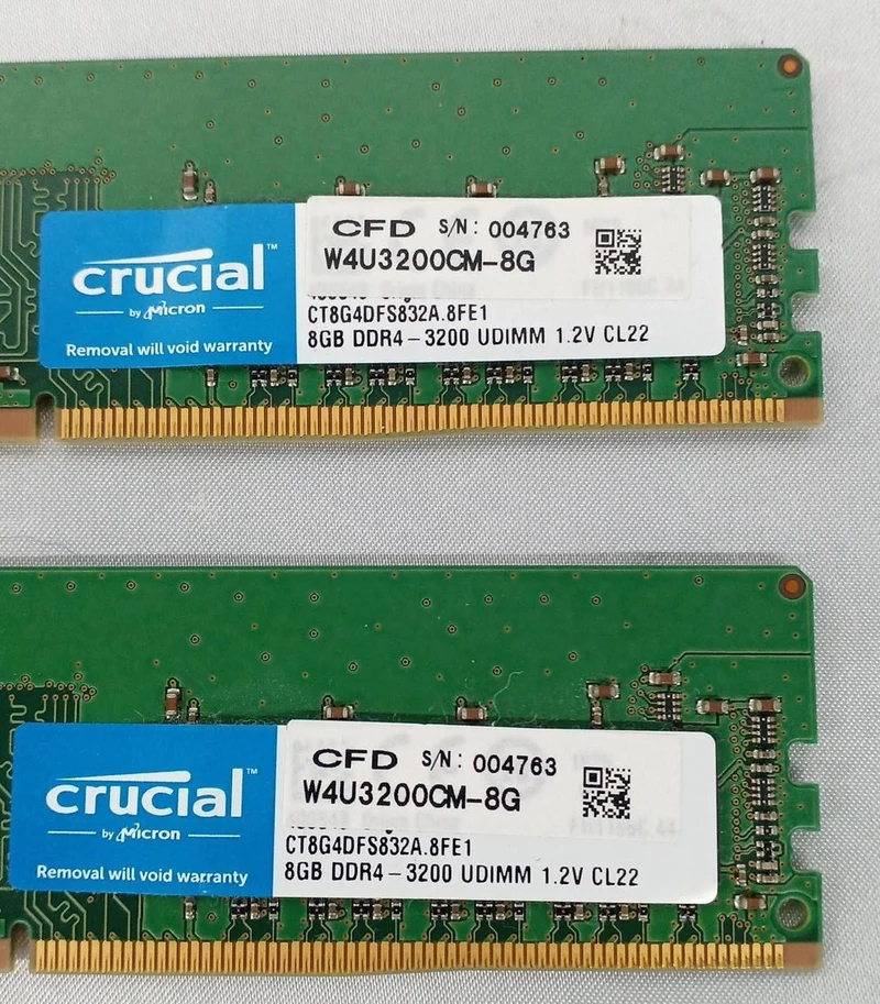 CRUCIAL Memory 8GB x2 W4U7200CM-8G