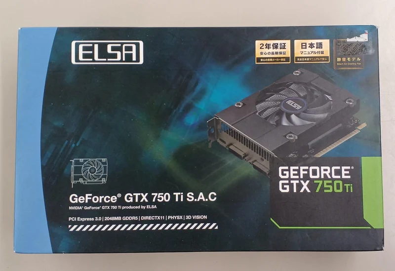 Carte graphique ELSA : GEFORCE GTX 750 TI SAC