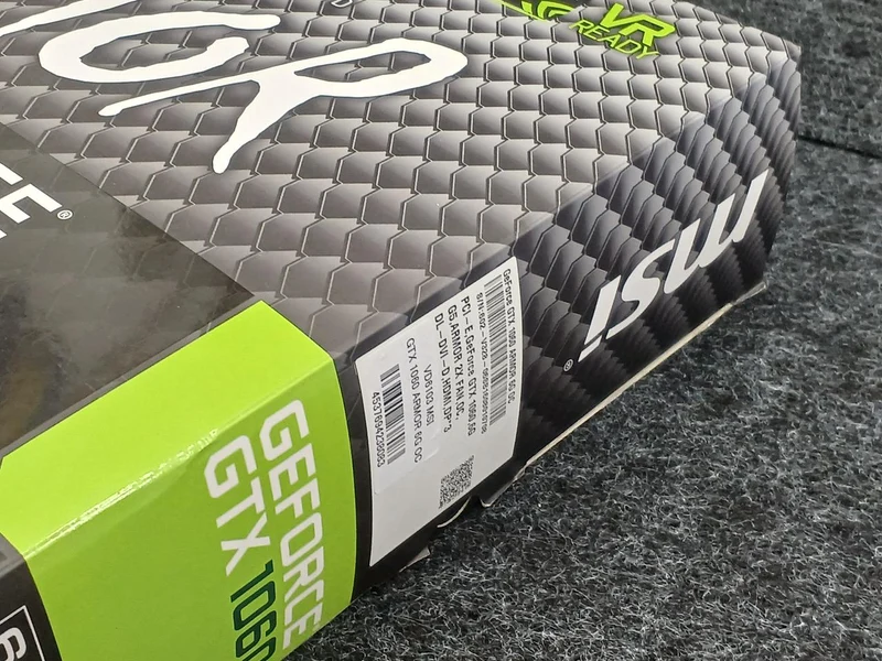 MSI Graphics Card: GTX 1060 ARMOR 6G OC