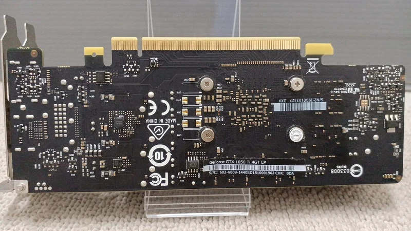 MSI Graphics Board: GTX 1050 TI 4GT LP