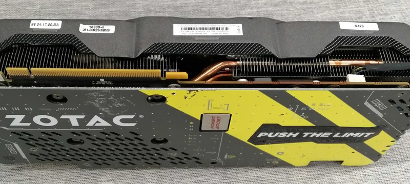 Carte graphique ZOTAC : GEFORCE GTX1080 AMP EXTREAM