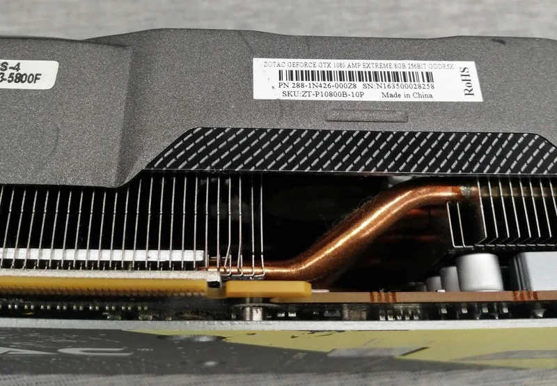 Carte graphique ZOTAC : GEFORCE GTX1080 AMP EXTREAM