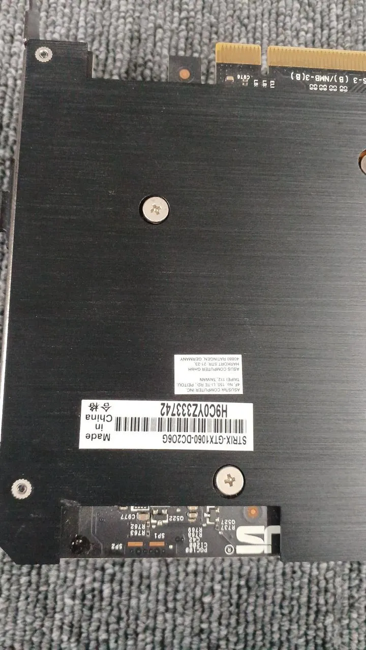 ASUS Graphics Board: STRIX-GTXI1060-DC2O6G
