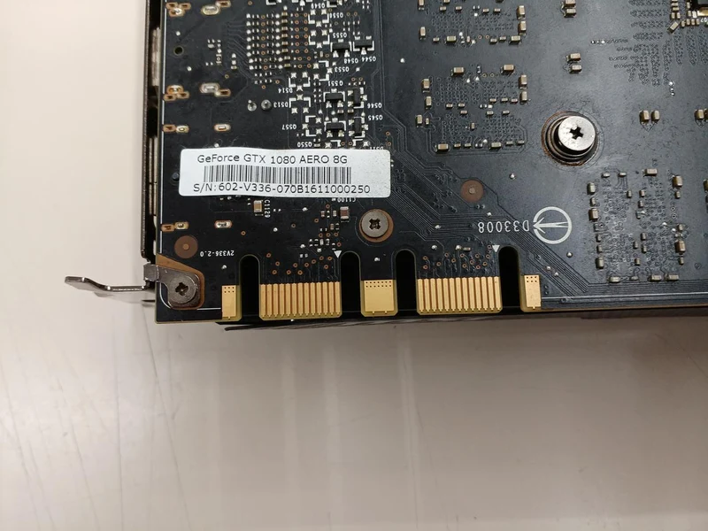 MSI Graphics Board: GTX 1080 AERO 8G