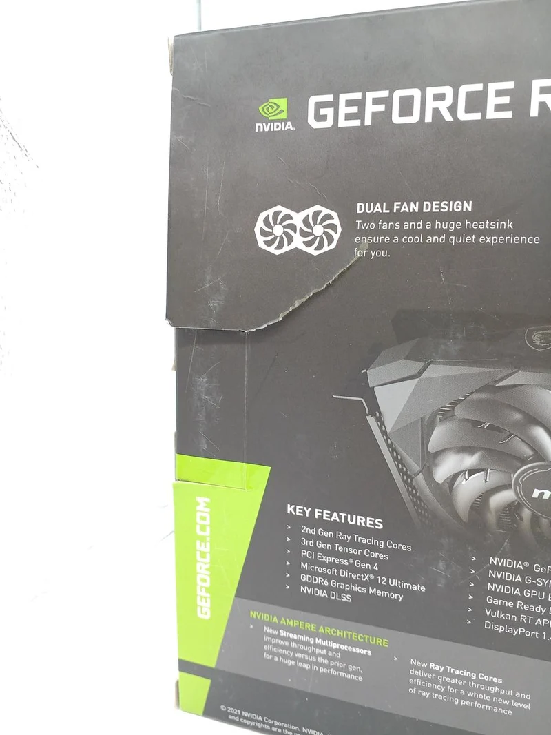 MSI Graphics Board: GEFORCE RTX 3060 VENTUS 2X 8G