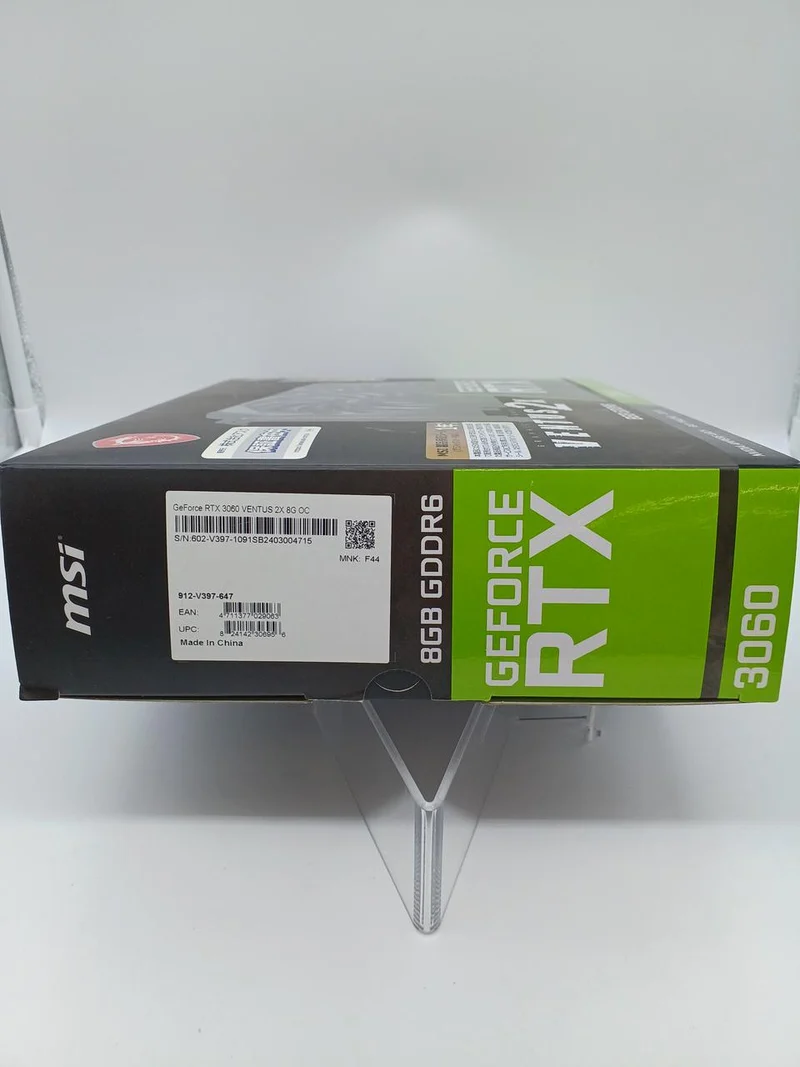 MSI Graphics Board: GEFORCE RTX 3060 VENTUS 2X 8G