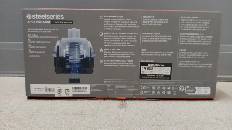 STEELSERIES Gaming Keyboard APEX PRO MINI