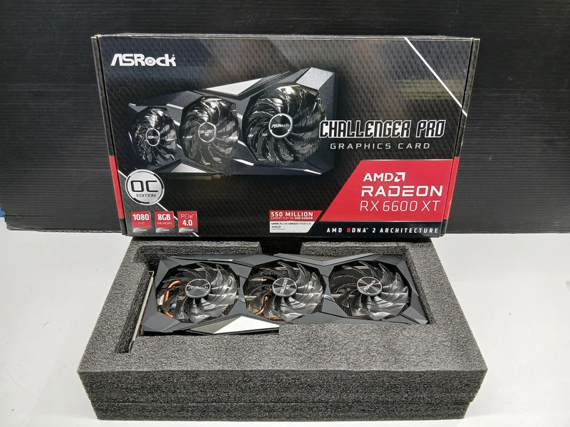 ASROCK Graphics Board RX6600XT CLP 8GO