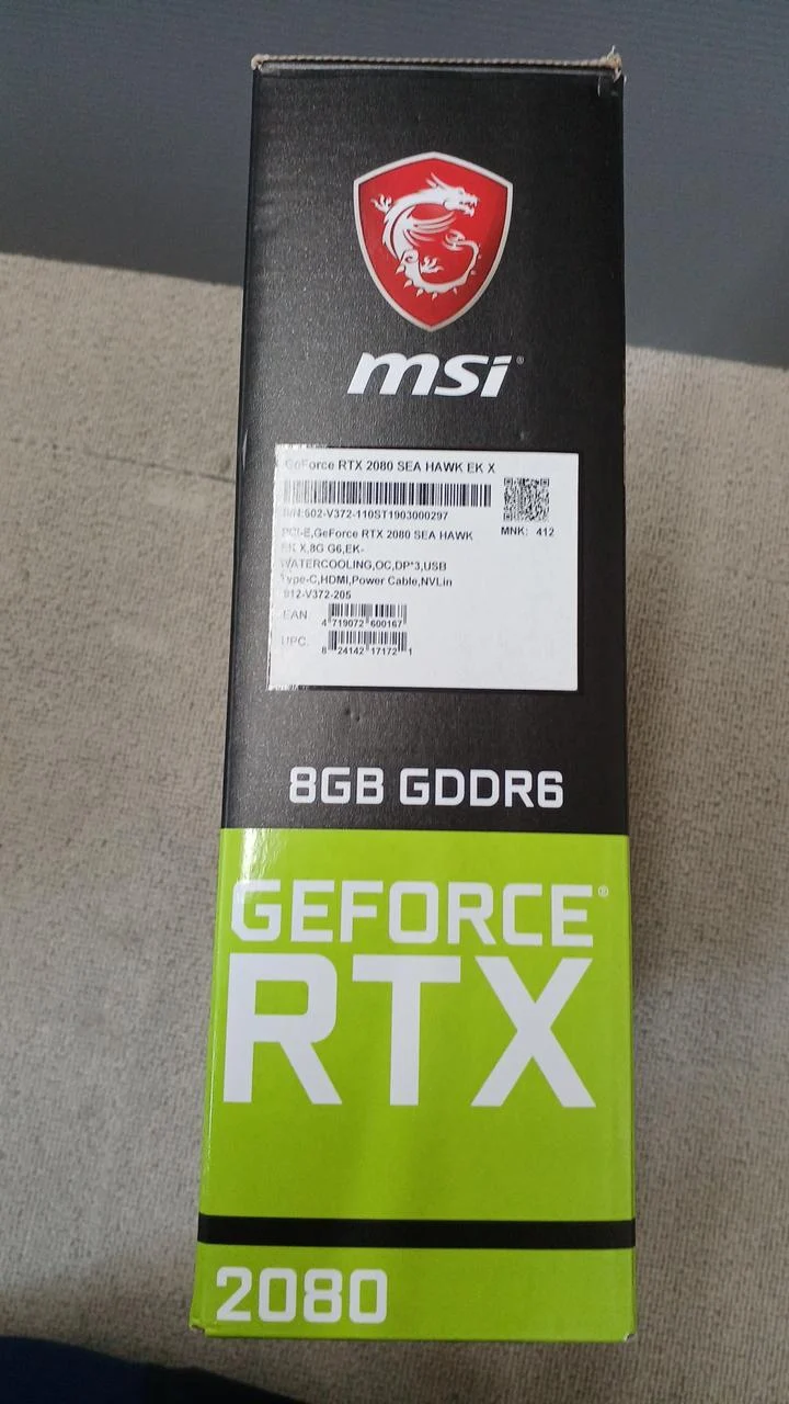 Carte graphique MSI RTX2080