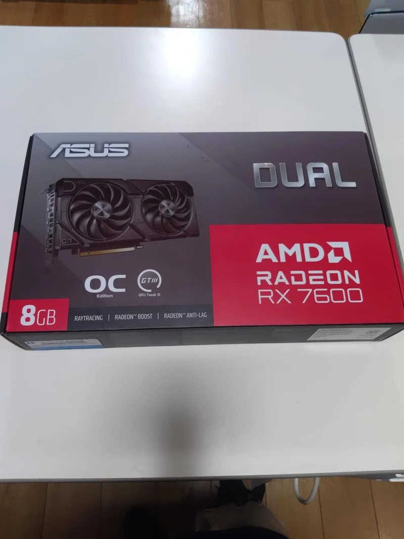 ASUS Graphics Card DUAL-RX7600-08G-EVO