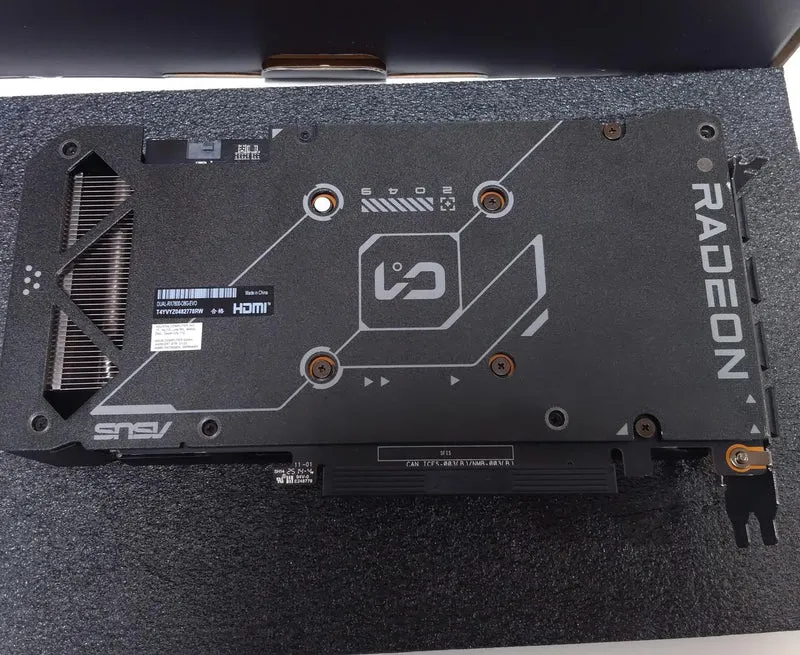 ASUS Graphics Card DUAL-RX7600-08G-EVO
