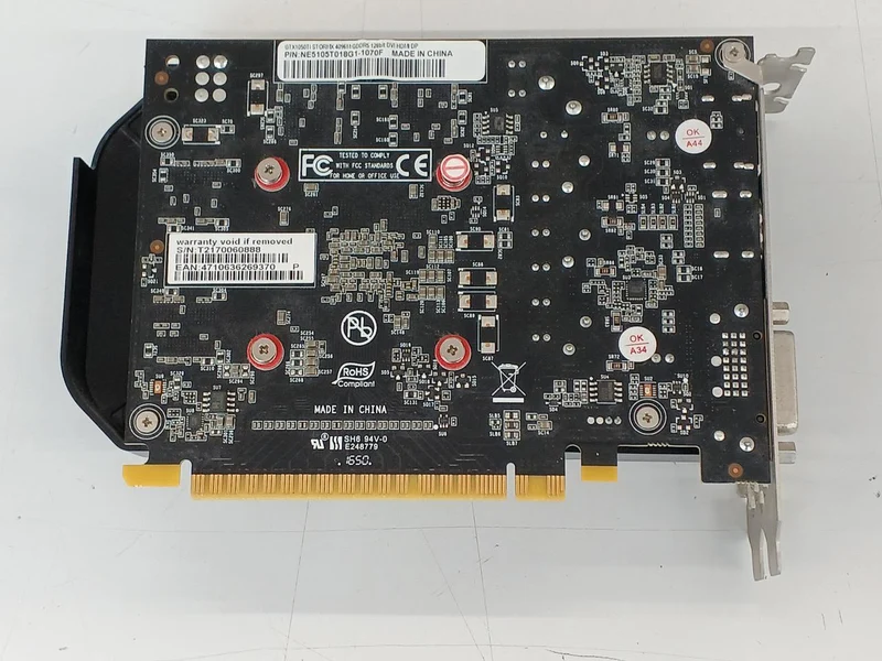 PALIT Graphics Card: GTX1050TI/4GB