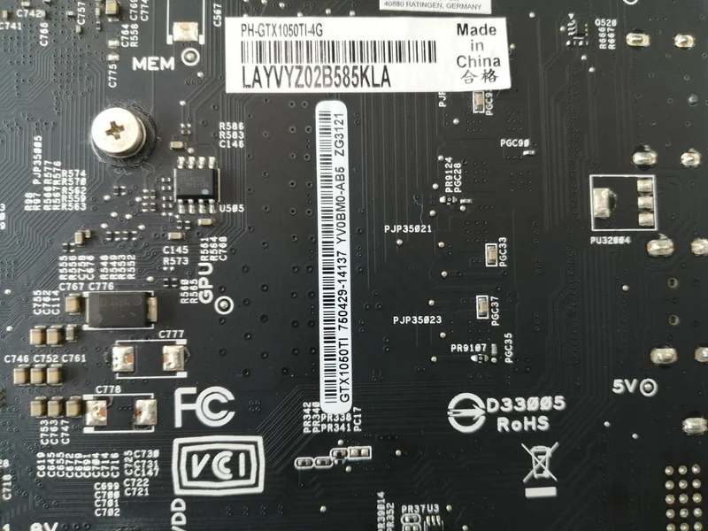 Carte graphique ASUS PH-GTX1050TI-4G