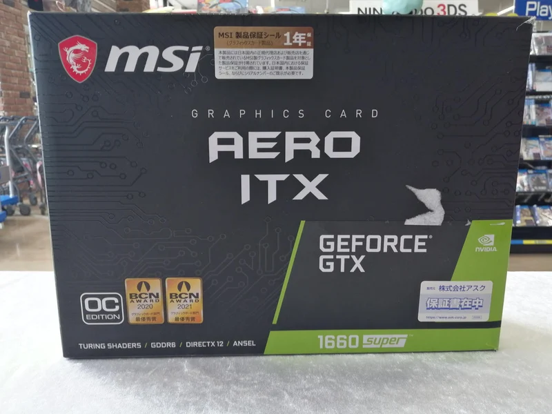 MSI Graphics Board: GTX 1660 SUPER AERO ITX OC