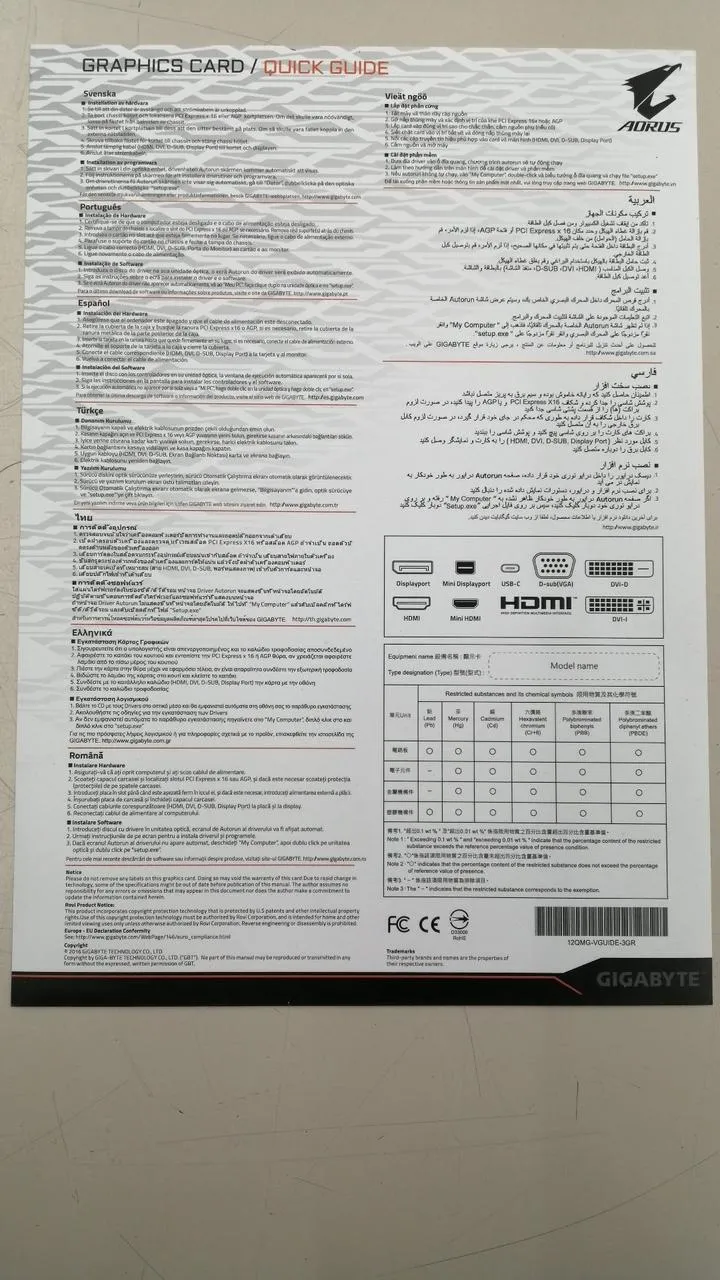 Carte graphique AORUS : GV-N208TAORUSX WB-11GC