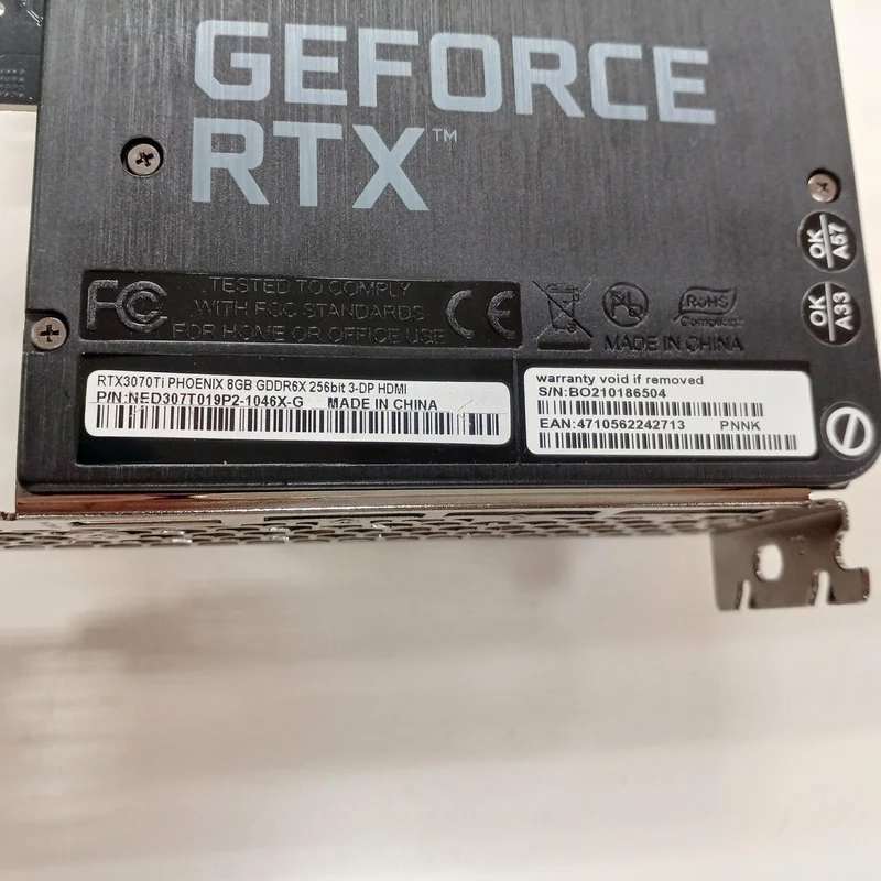 Carte graphique GAINWARD : GeForce RTX 3070 Ti Phoenix