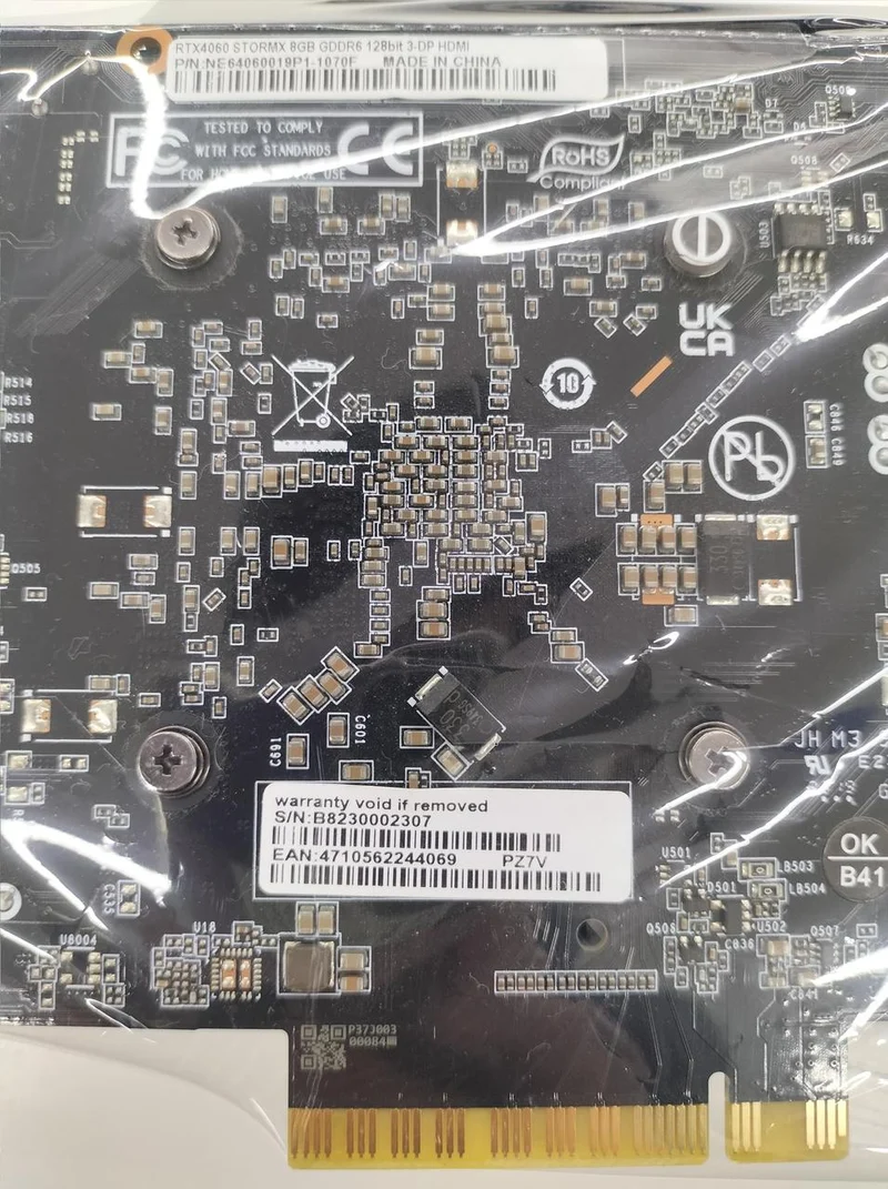 Carte graphique PALIT RTX4060 STORMX 8 Go GDDR6