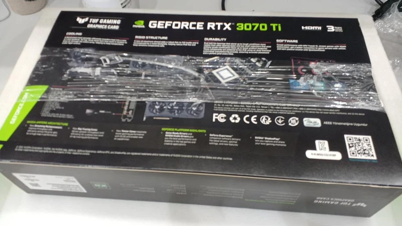 Carte graphique ASUS : TUF-RTX3070TI-08G-GAMING
