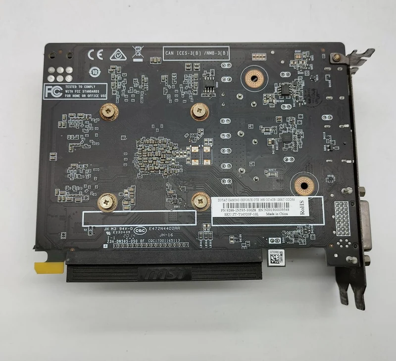 ZOTAC Graphics Card GTX1650 OC 4GB