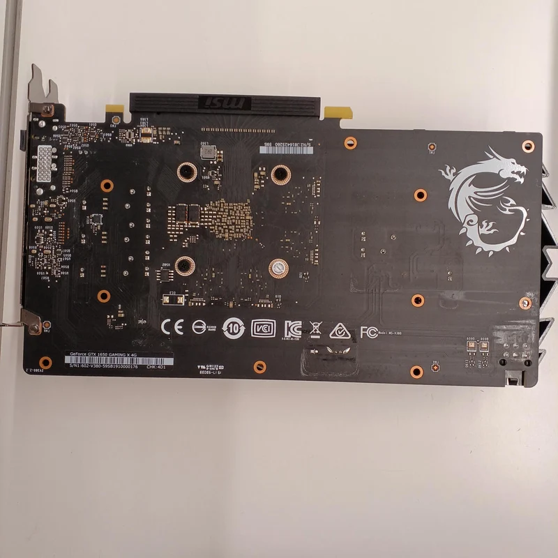 MSI Graphics Board: GEFORCE GTX1650 GAMING X 4G