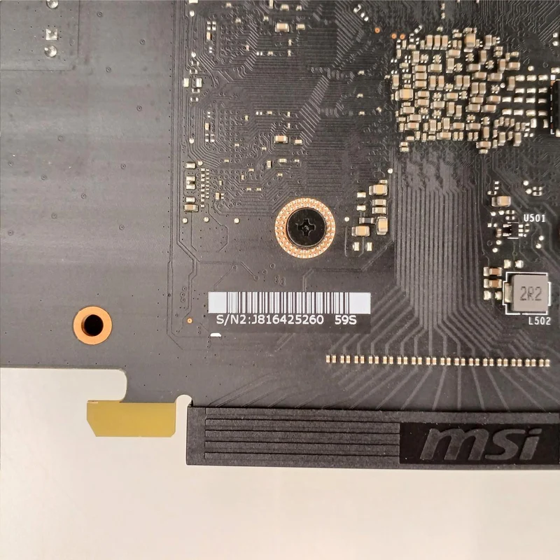 MSI Graphics Board: GEFORCE GTX1650 GAMING X 4G