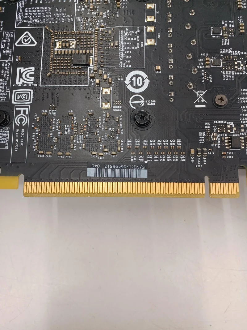 MSI Graphics Board: GEFORCE GTX1060 AERO ITX 6G OC