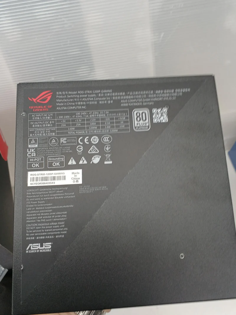 Alimentation ASUS ROG STRIX 1200P GAMING
