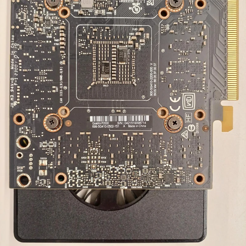 Carte graphique NVIDIA : QUADRO P2000