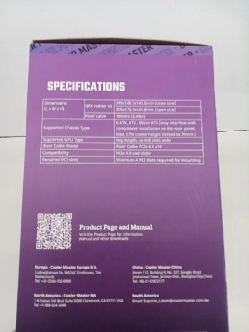 COOLER MASTER Graphics Card Mount MCA-U000R-KFVK03
