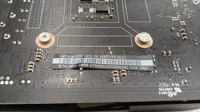 MSI Graphics Board GTX1650 D6 AERO
