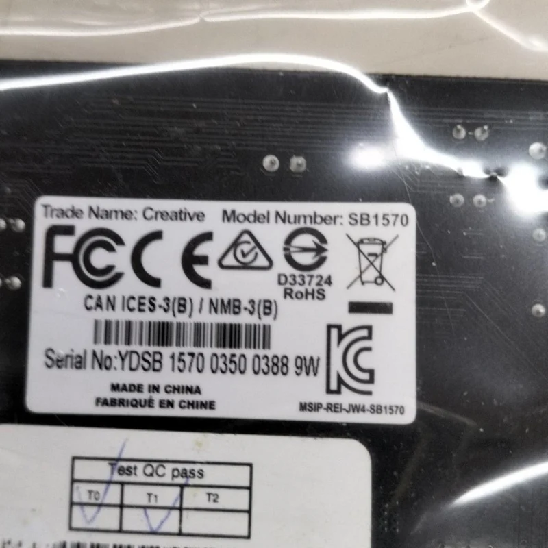 CREATIVE Sound Card: SB1570