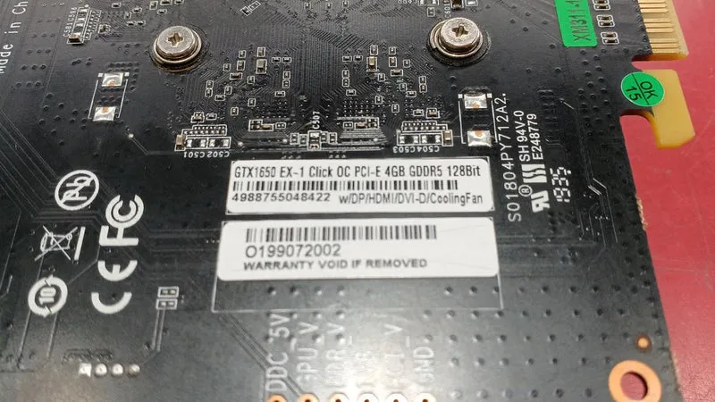 Xianren Zhizhi Graphics Card: GF-GTX1650-E4GB/OC/DF