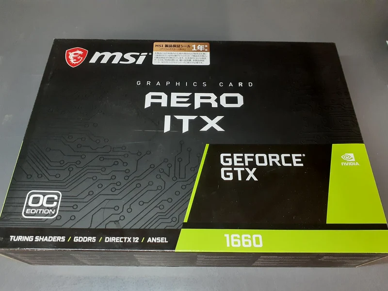 MSI Graphics Board GTX1660 AERO ITX 6G OC
