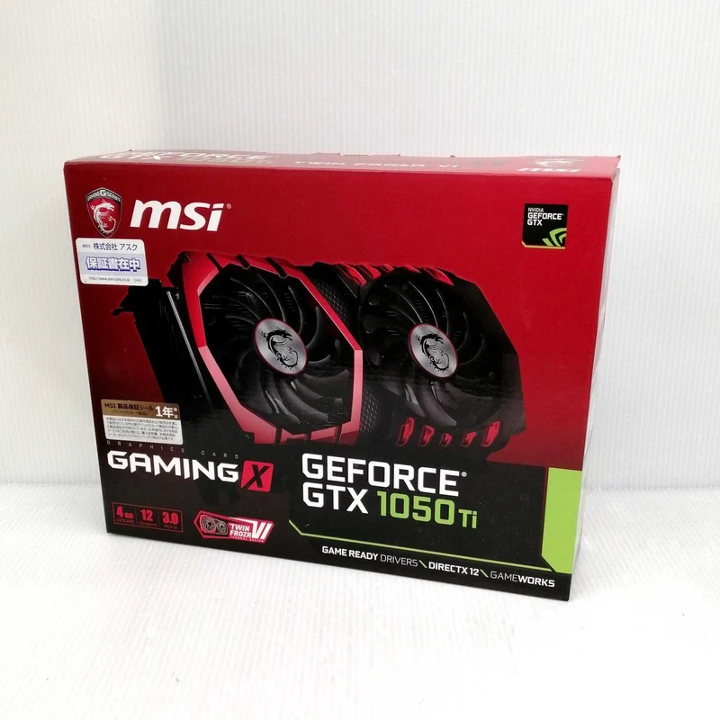 MSI Graphics Card GTX1050TI GAMING X 4G