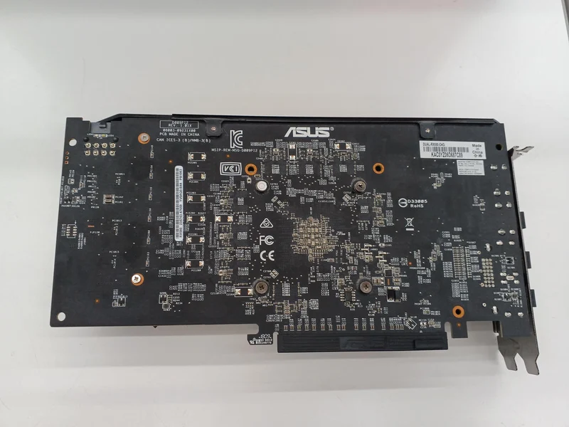 ASUS Graphics Card DUAL-RX580-O4G