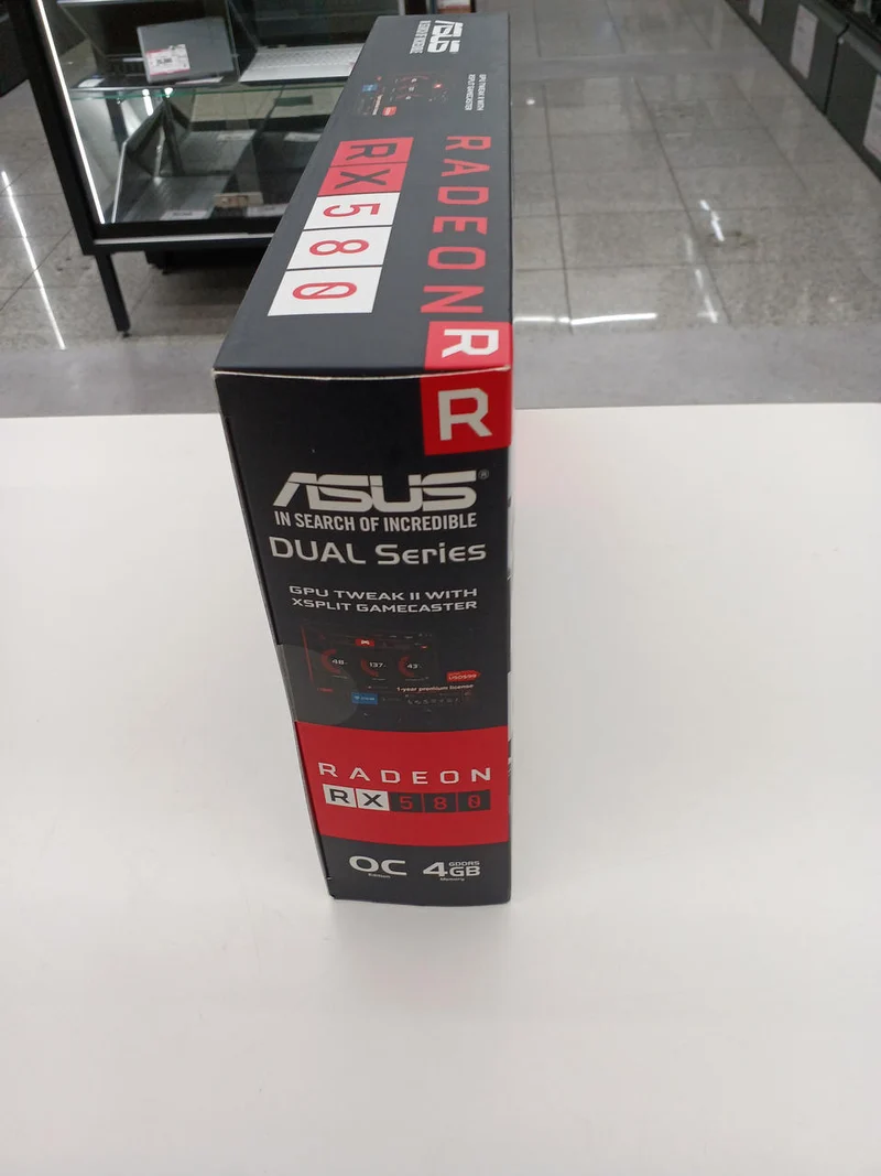 ASUS Graphics Card DUAL-RX580-O4G