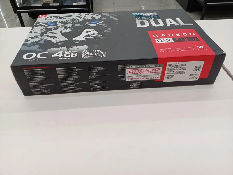 ASUS Graphics Card DUAL-RX580-O4G