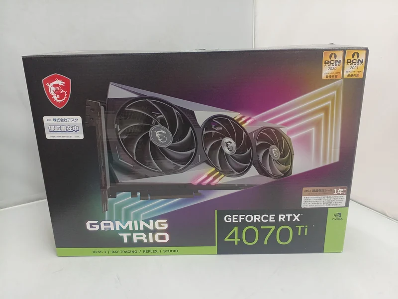 MSI Graphics Card: RTX 4070 Ti GAMING X TRIO 12G