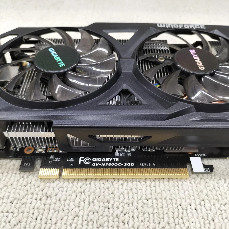 GIGABYTE Graphics Card: GV-N760OC-2GD