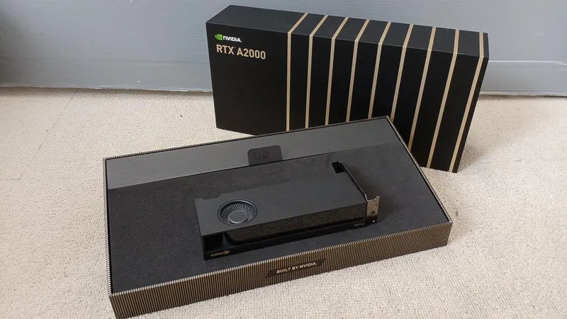 NVIDIA Graphics Board: NVRTX A2000 NVBOX