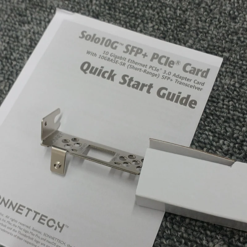 SONNETTECH Ethernet Adapter G10E-SFP-1X-E3