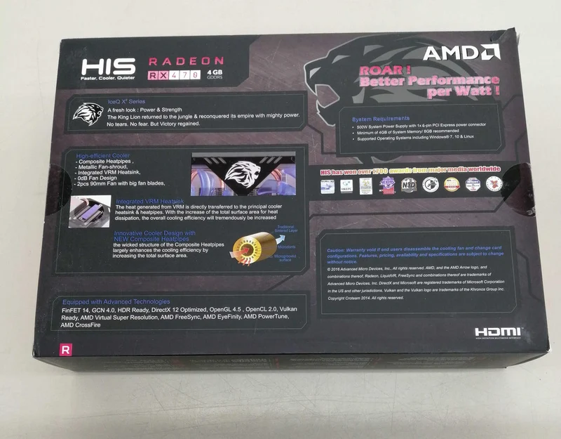 Carte graphique HIS HS-470R4LTNR
