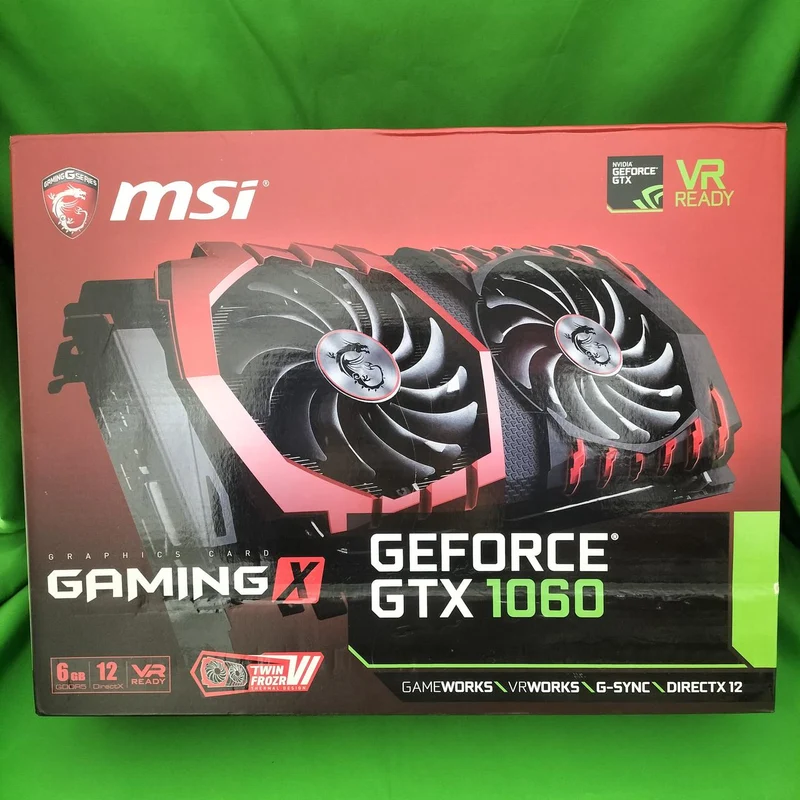 Carte graphique MSI NVIDIA GTX 1060 GAMING X 6G GDDR5 compatible PCI-EXPRESS