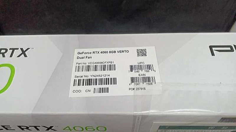 Carte graphique PNY : GEFORCE RTX 4060 8 Go VERTO